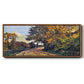 The Road to the Farm of Saint - Floater Framed Canvas Print