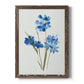Blue Blossom Botanical I - Barnwood Framed Canvas Print