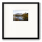 Low Light on Vermillion Premium Framed Print Double Matboard