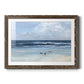 Beach Trio - Barnwood Framed Art Print