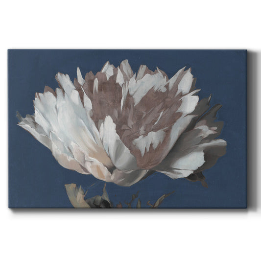 White Peony Premium Gallery Wrapped Canvas - Ready to Hang