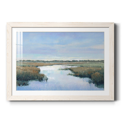 Coastal Plains II - Barnwood Framed Art Print