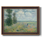Poppy Field, Argenteuil - Ornate Framed Canvas Print