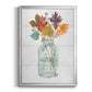 Harvest Home Leaves II - Modern Framed Canvas Print