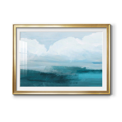 Azure Rising I Premium Framed Print - Ready to Hang