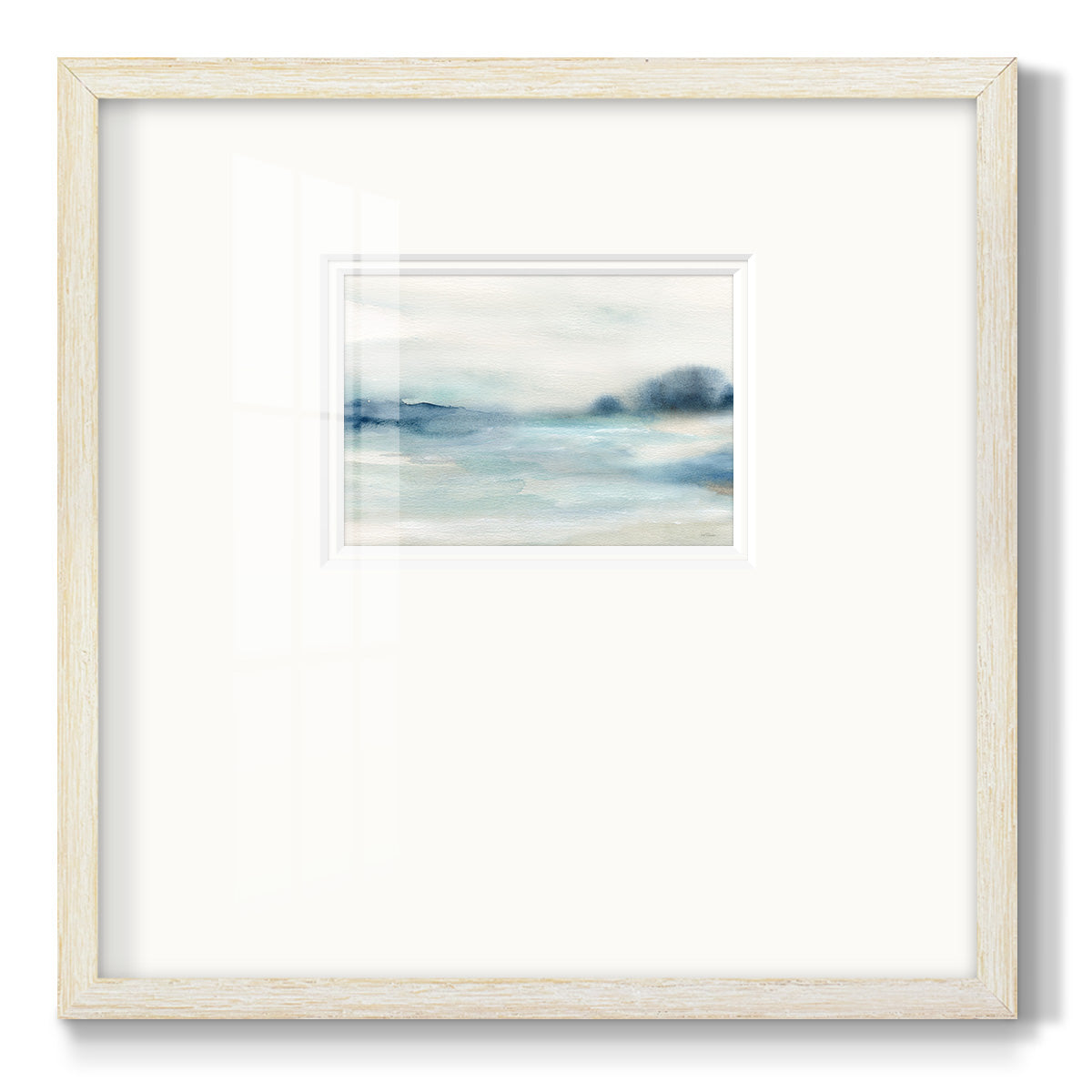 Simply Soft Morning Premium Framed Print Double Matboard