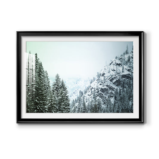 Snowfall in Cascadia II V1 - Modern Framed Art Print