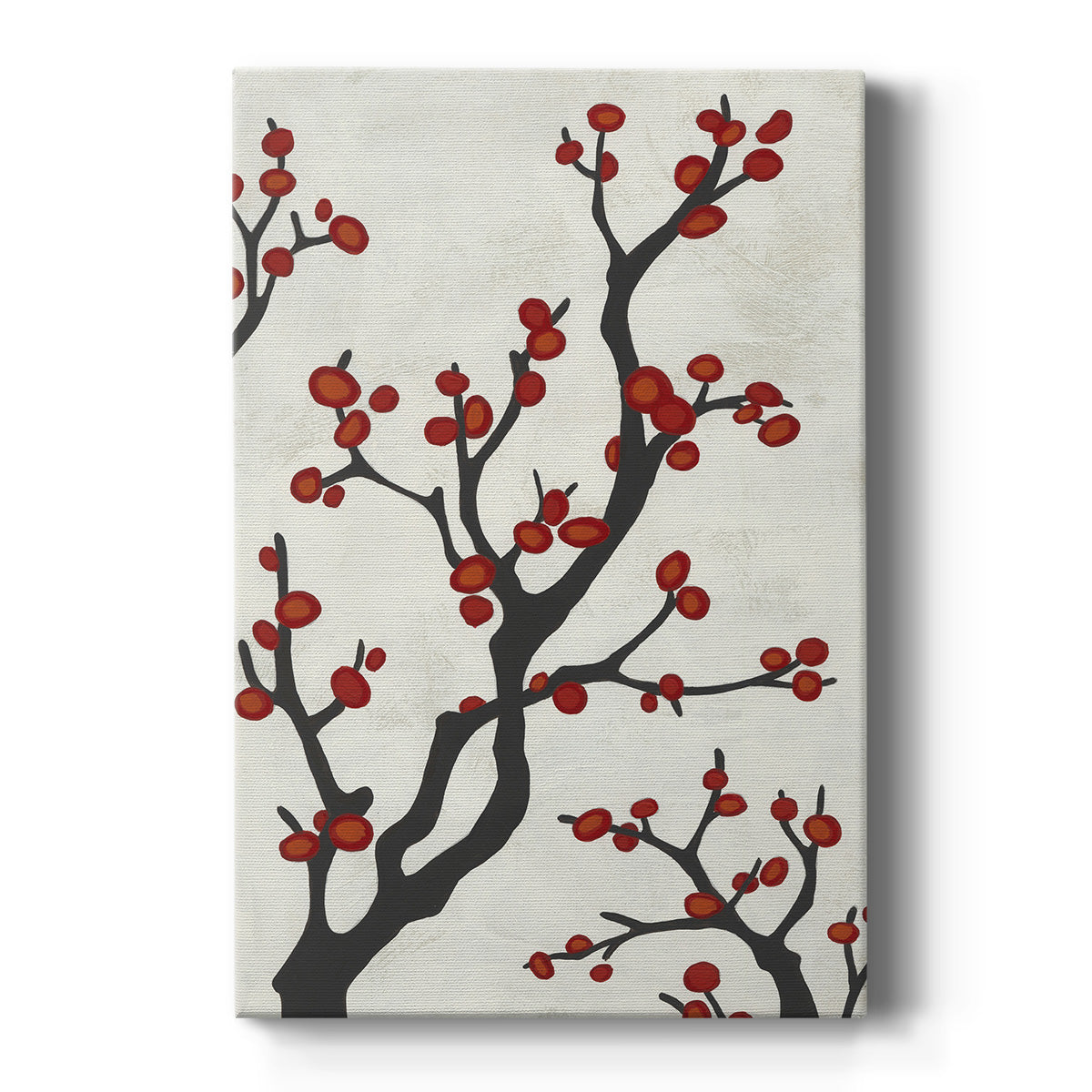 Red Berry Branch I - Canvas Art Print