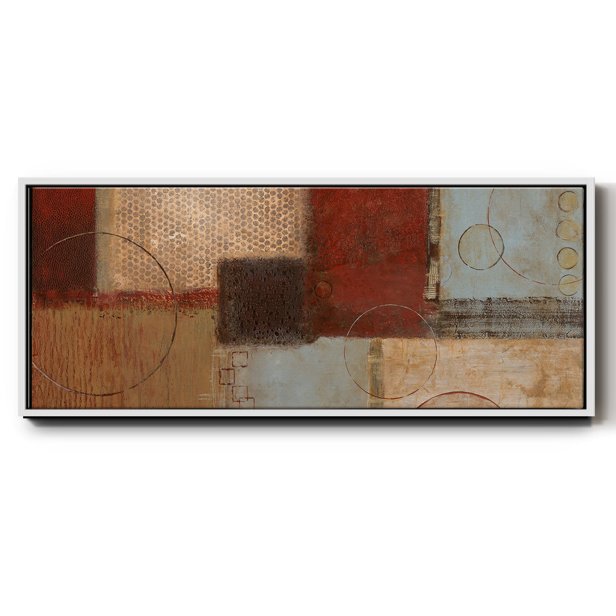 Seasons Go Round I - Floater Framed Canvas Print