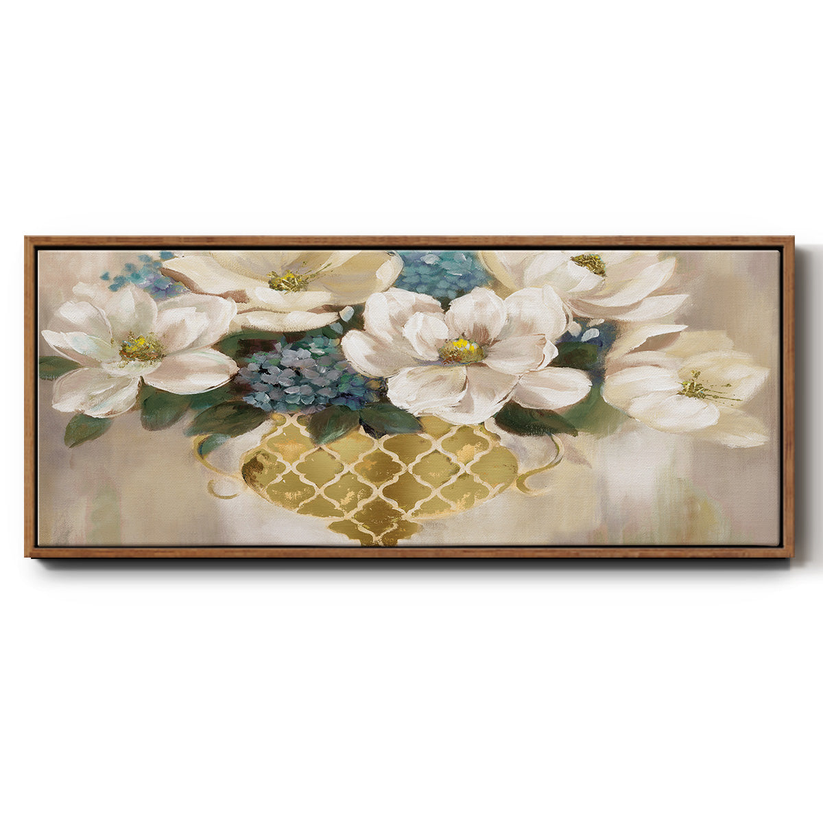 Southern Magnolia - Floater Framed Canvas Print