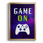 It's Game On II - Modern Framed Canvas Print