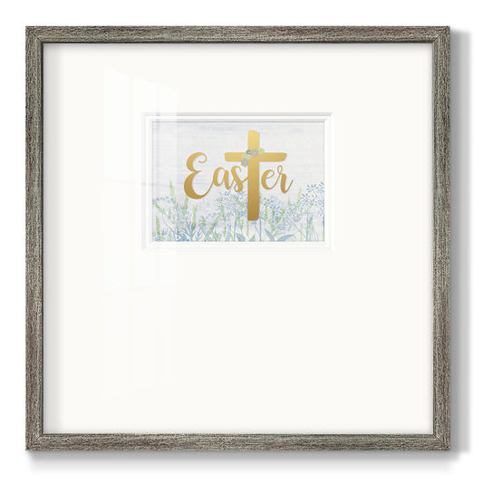 Easter Wildflowers - Double Matboard Framed Print