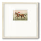 Vintage Equestrian I Premium Framed Print Double Matboard