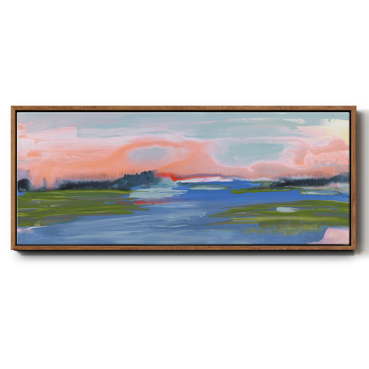 Kattskill Bay I - Floater Framed Canvas Print