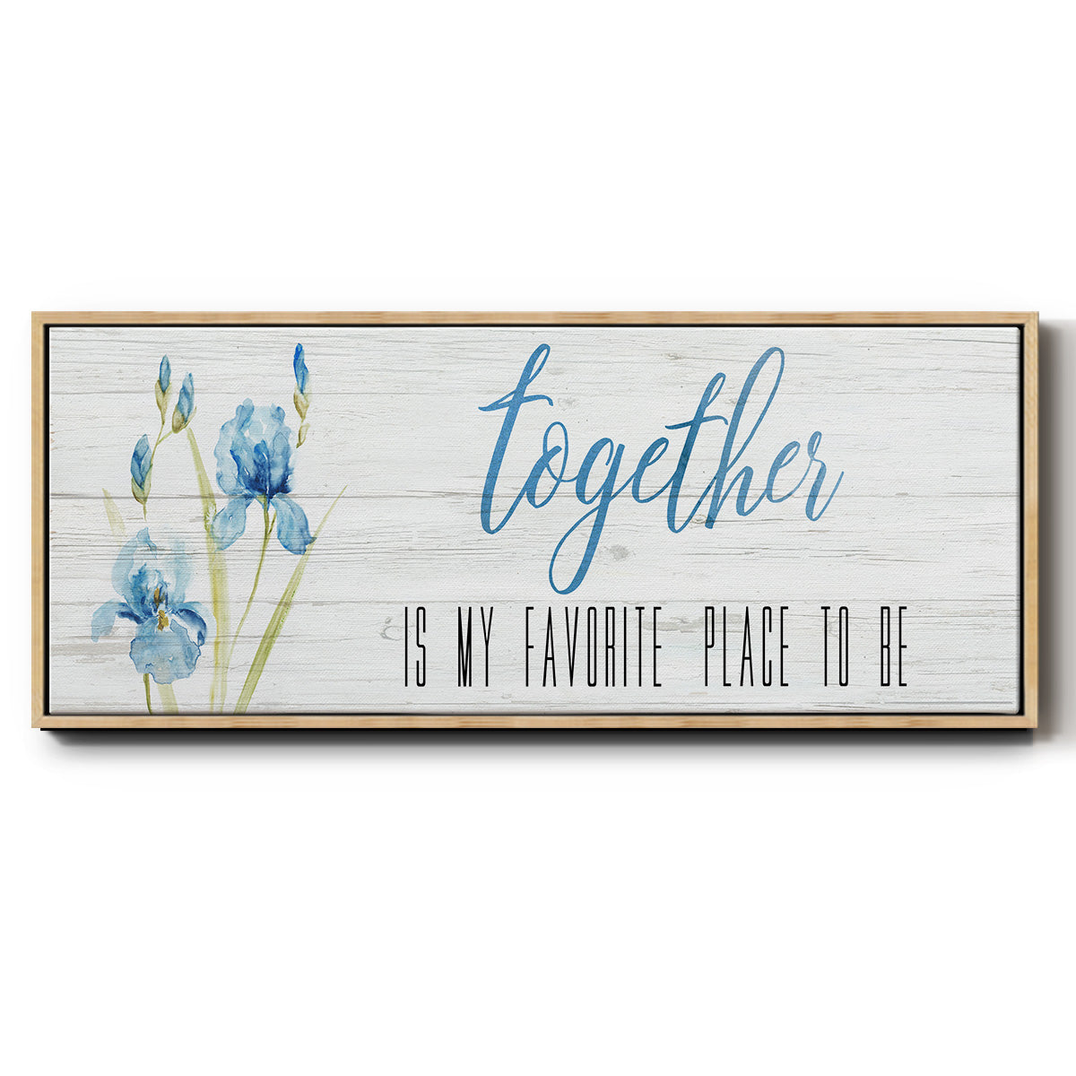Together - Floater Framed Canvas Print