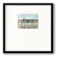 Vintage Poppy Valley - Double Matboard Framed Print
