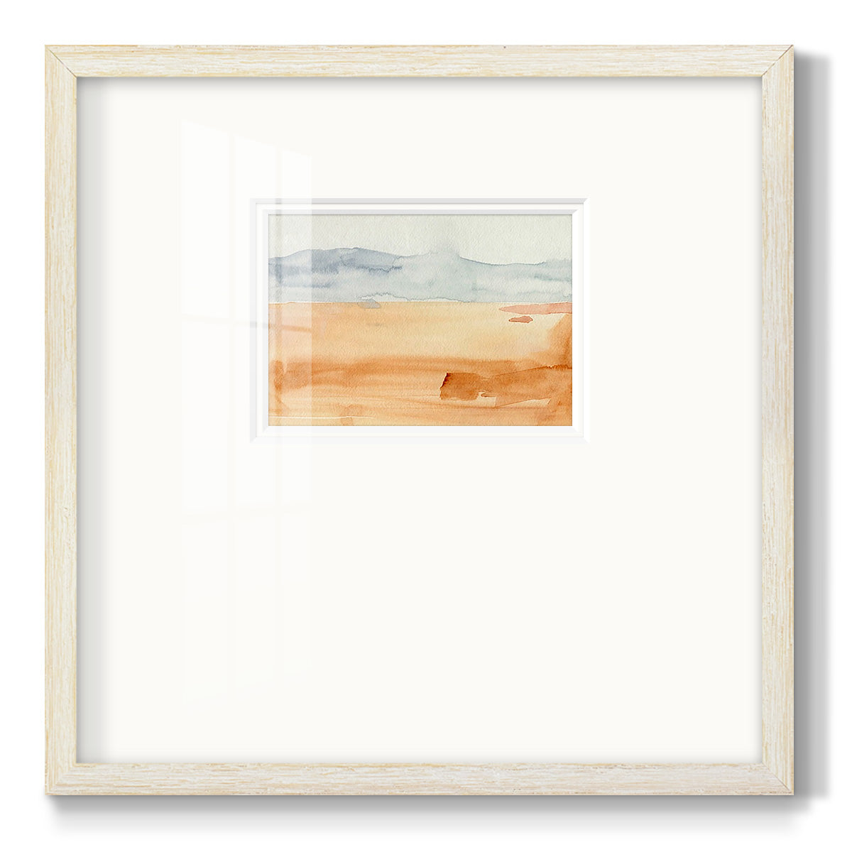 Ash Blue Horizon II Premium Framed Print Double Matboard