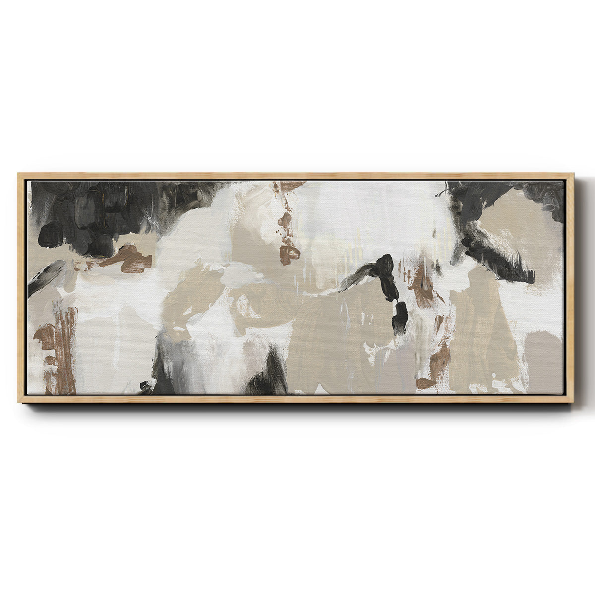 Sandy Summer - Floater Framed Canvas Print