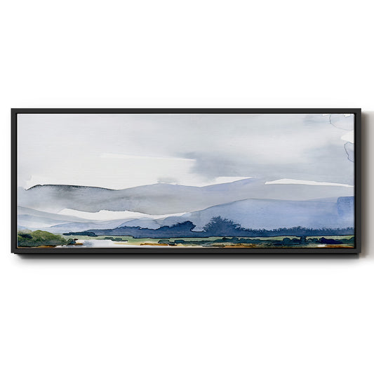 Blue Ridge I - Floater Framed Canvas Print