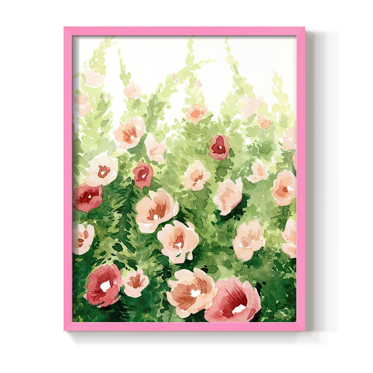 Sunlit Flora I - Restickable Framed Art Print