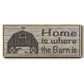 Home & Farm III - Floater Framed Canvas Print