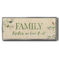 Family Together - Floater Framed Canvas Print