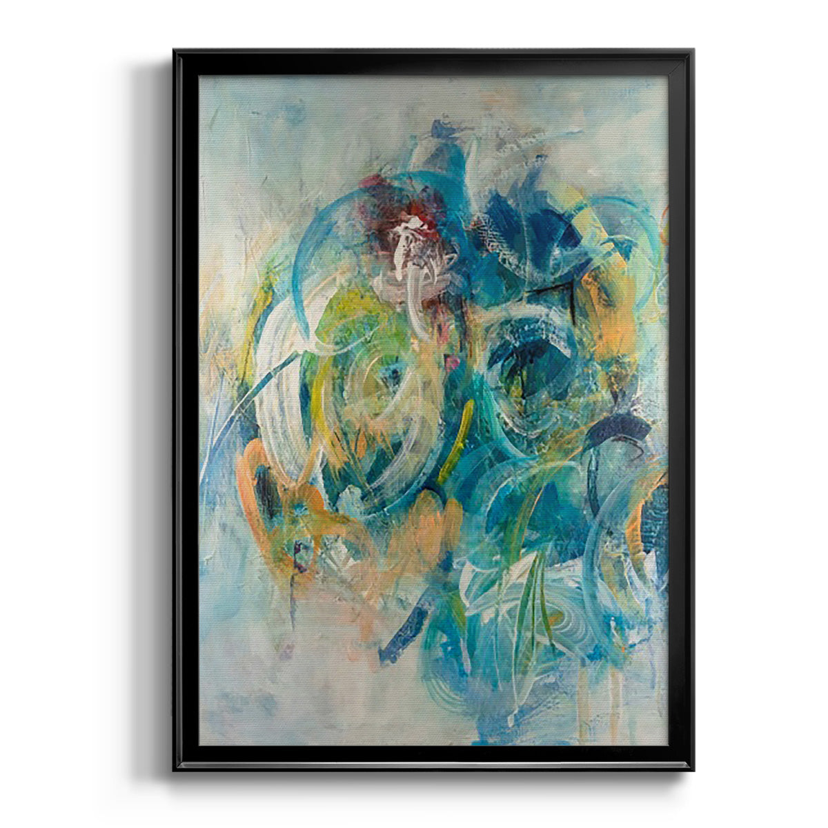 Silent Energy II - Modern Framed Canvas Print