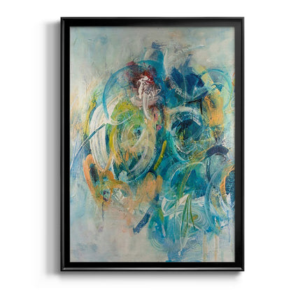 Silent Energy II - Modern Framed Canvas Print