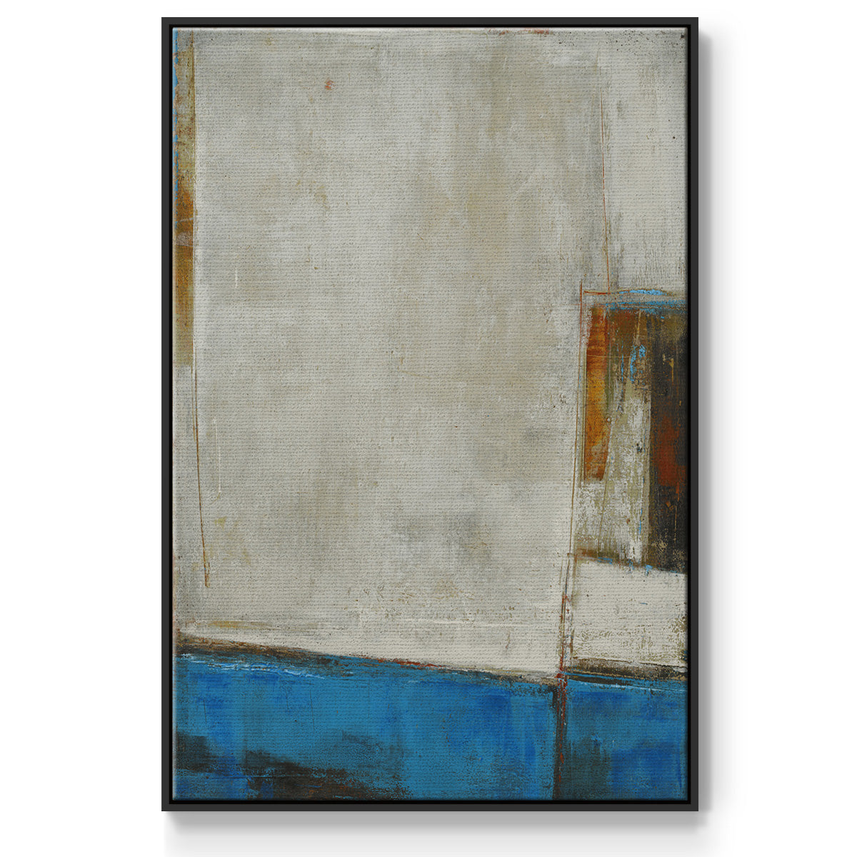 A Warped Window - Framed Premium Gallery Wrapped Canvas L Frame - Ready to Hang