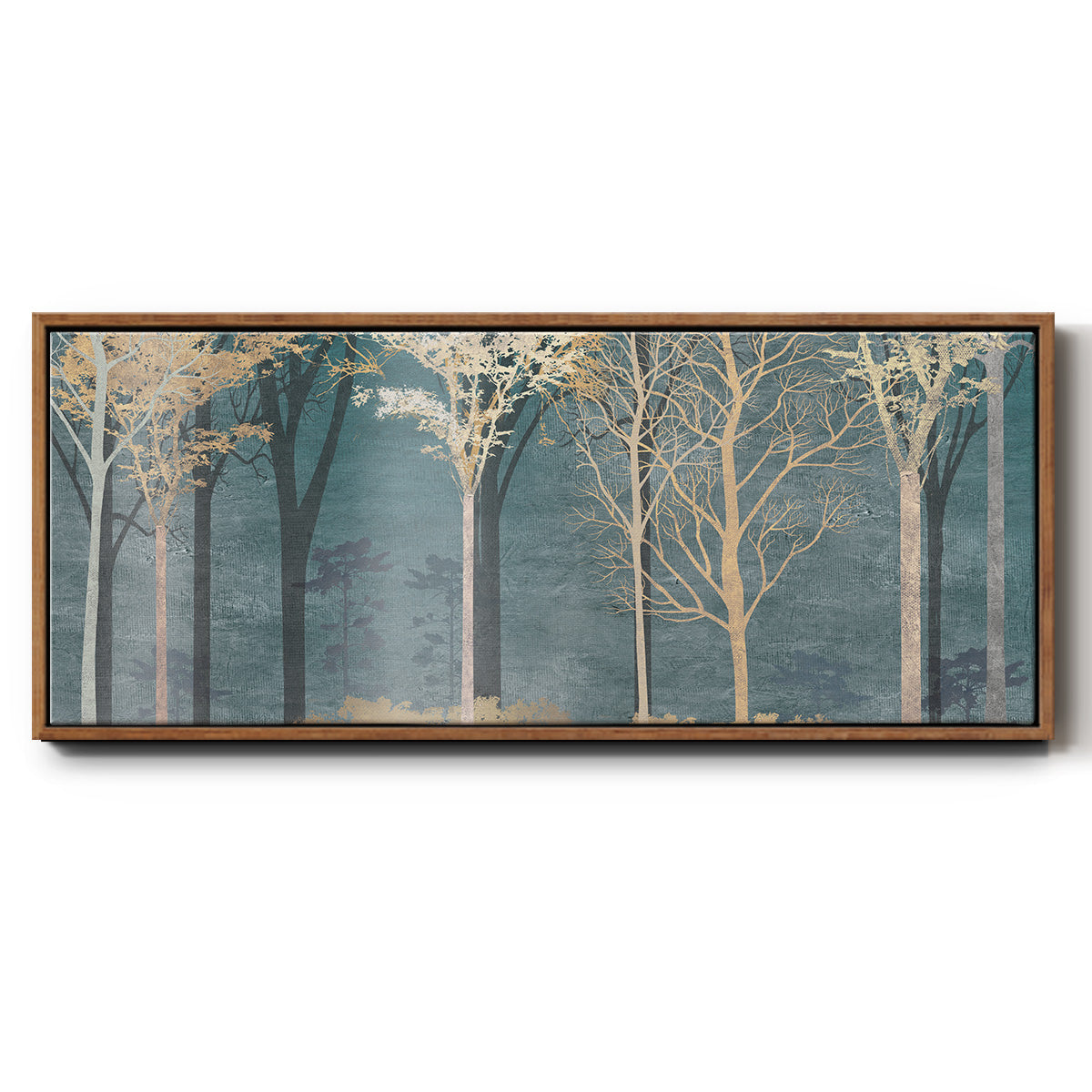 Into the Woods - Floater Framed Canvas Print