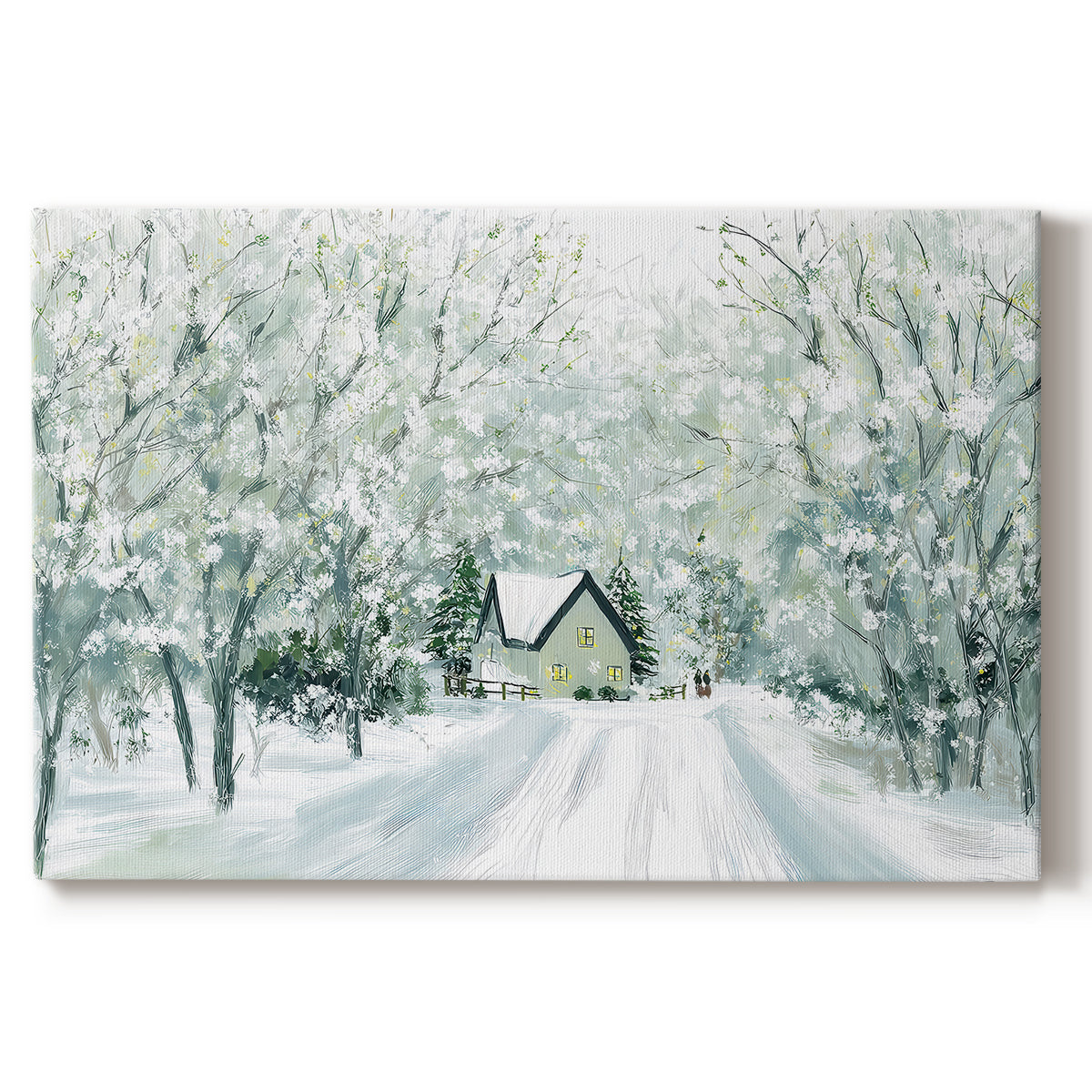 Silver Cathedral Chapel - Canvas Art Print