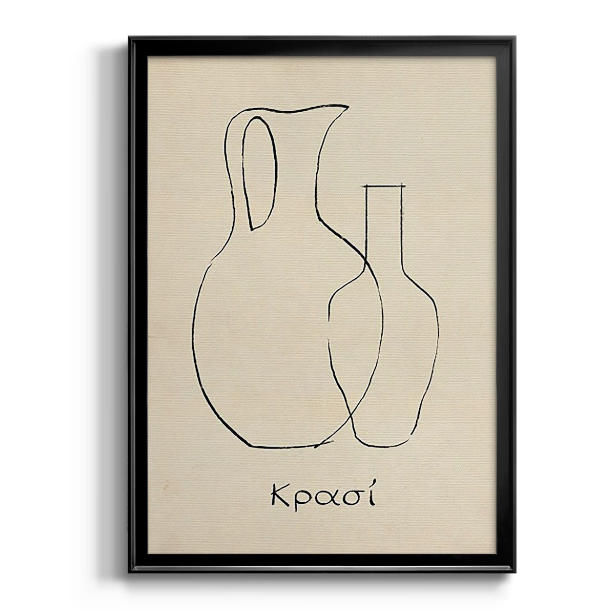 Greek Blessing II - Modern Framed Canvas Print