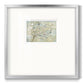 Blossoms & Spring Rain - Double Matboard Framed Print