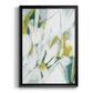 Emerald Ice II - Modern Framed Canvas Print