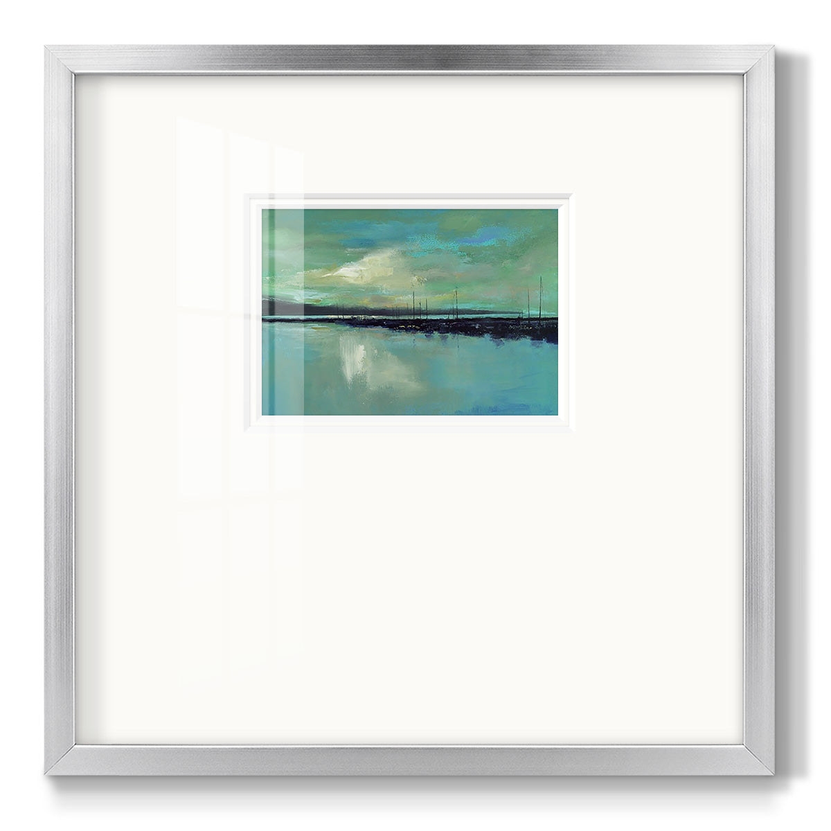 Harbor Light - Double Matboard Framed Print