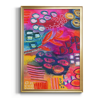 Vivaciously Changing I - Modern Framed Canvas Print