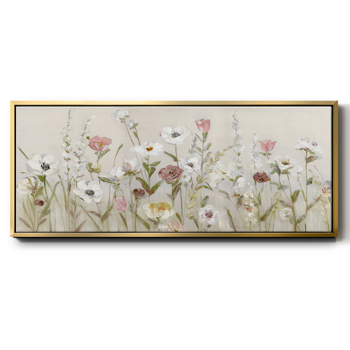 Bloomin Around - Floater Framed Canvas Print