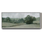 Soft Green Landscape II - Floater Framed Canvas Print