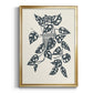 Growing Leaves II - Modern Framed Canvas Print