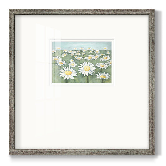 Field of Flowers - Double Matboard Framed Print