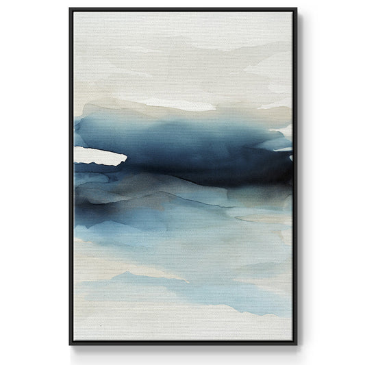 Waves II Framed Premium Gallery Wrapped Canvas - Ready to Hang