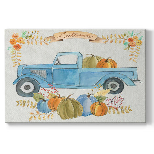 Happy Autumn I Premium Gallery Wrapped Canvas - Ready to Hang