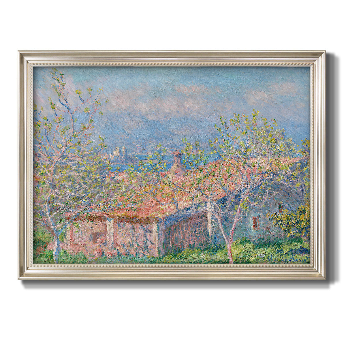 Gardener's House at Antibes - Ornate Framed Canvas Print