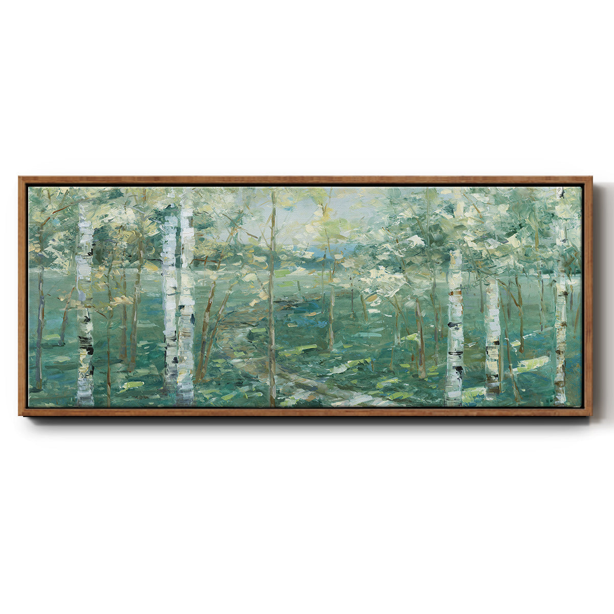 Meadow Light - Floater Framed Canvas Print