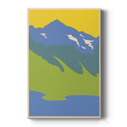 Bright Glacial Lake I - Canvas Art Print