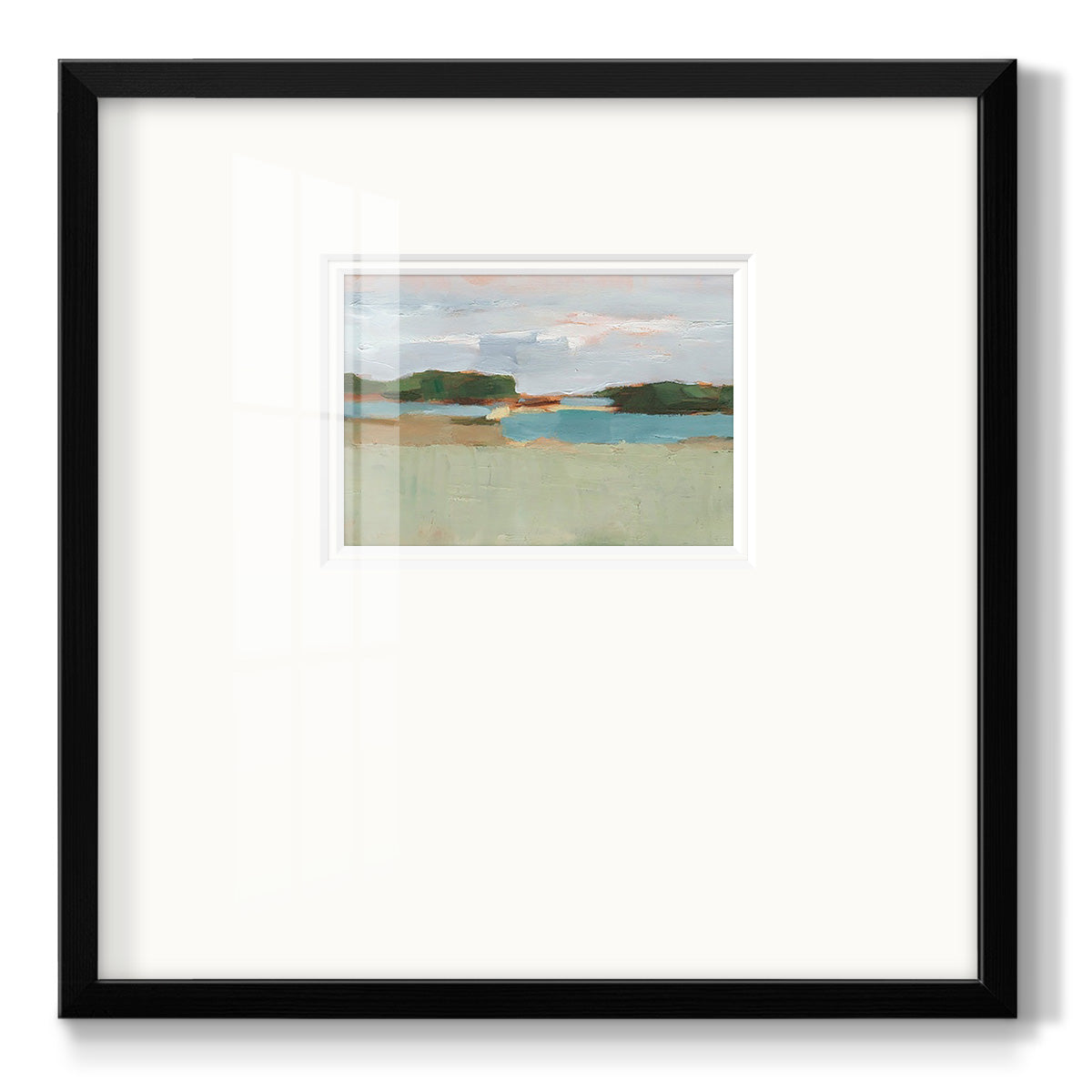 High Noon Vista Study I - Double Matboard Framed Print