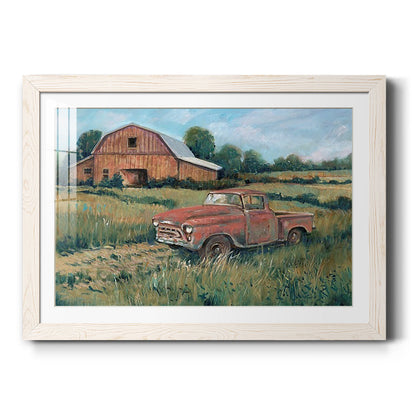 Rusting Away I - Barnwood Framed Art Print