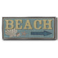 Shoreline Signs III - Floater Framed Canvas Print