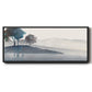 Serene Silhouette I - Floater Framed Canvas Print