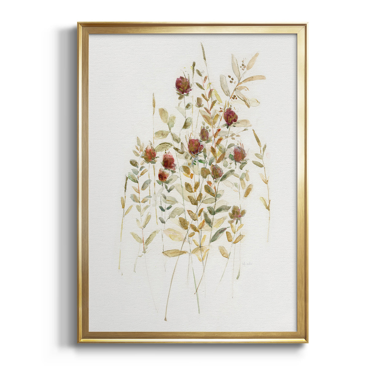 Wildflower Breeze I - Modern Framed Canvas Print